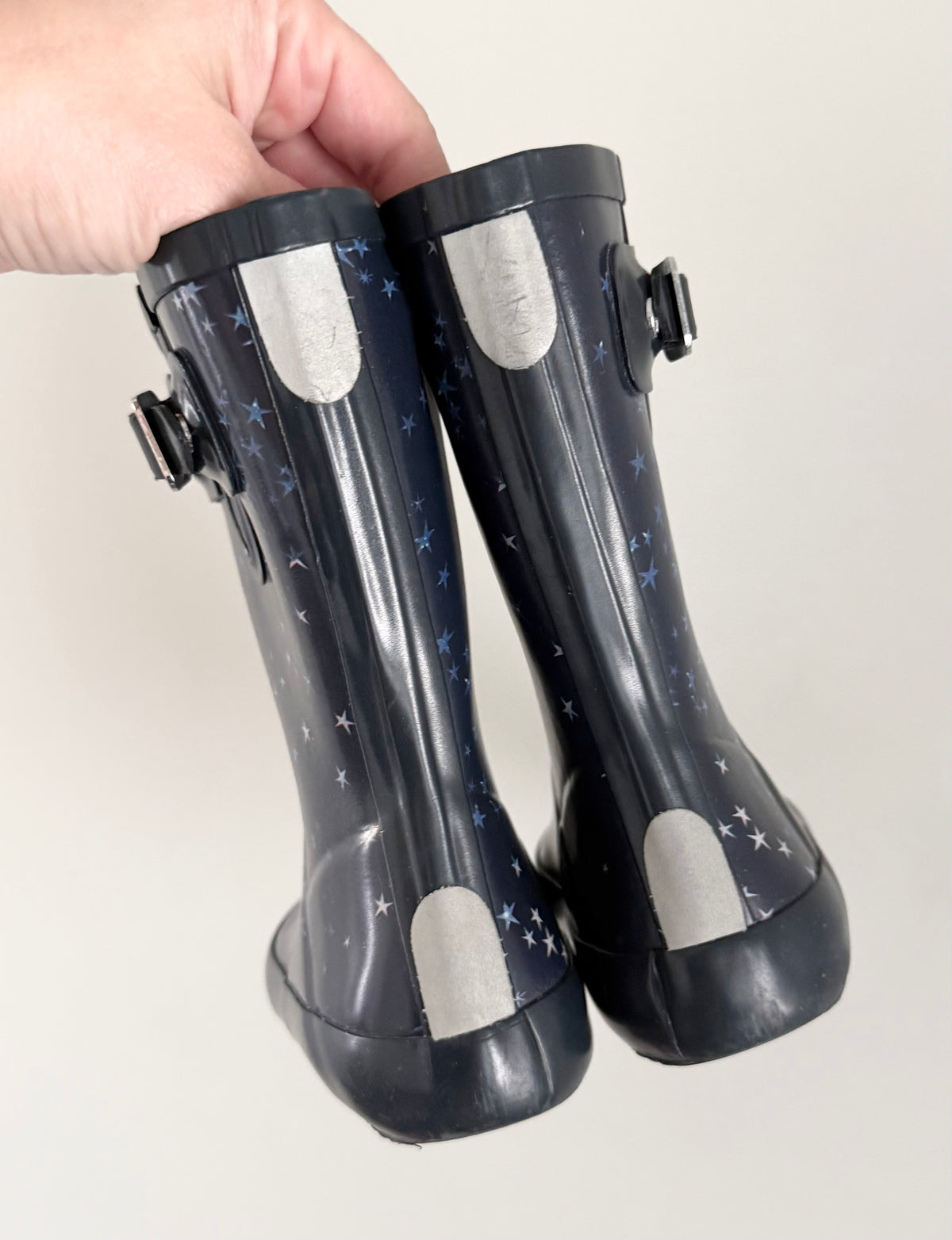 Hunter Blue Stars Rubber Boots (9)