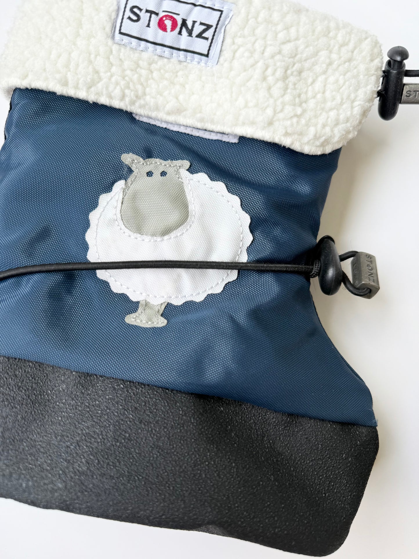 Stonz Blue Sheep Winter Booties - Lined (Large)