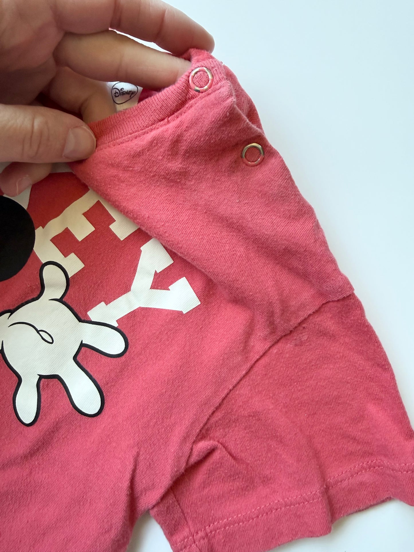 H&M x Disney Red Mickey Mouse T-Shirt (18-24 Months)
