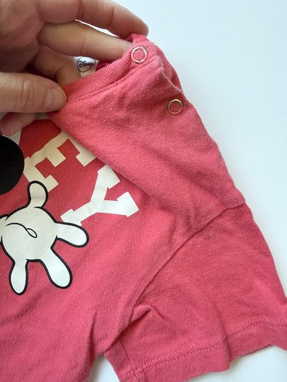 H&M x Disney Red Mickey Mouse T-Shirt (18-24 Months)