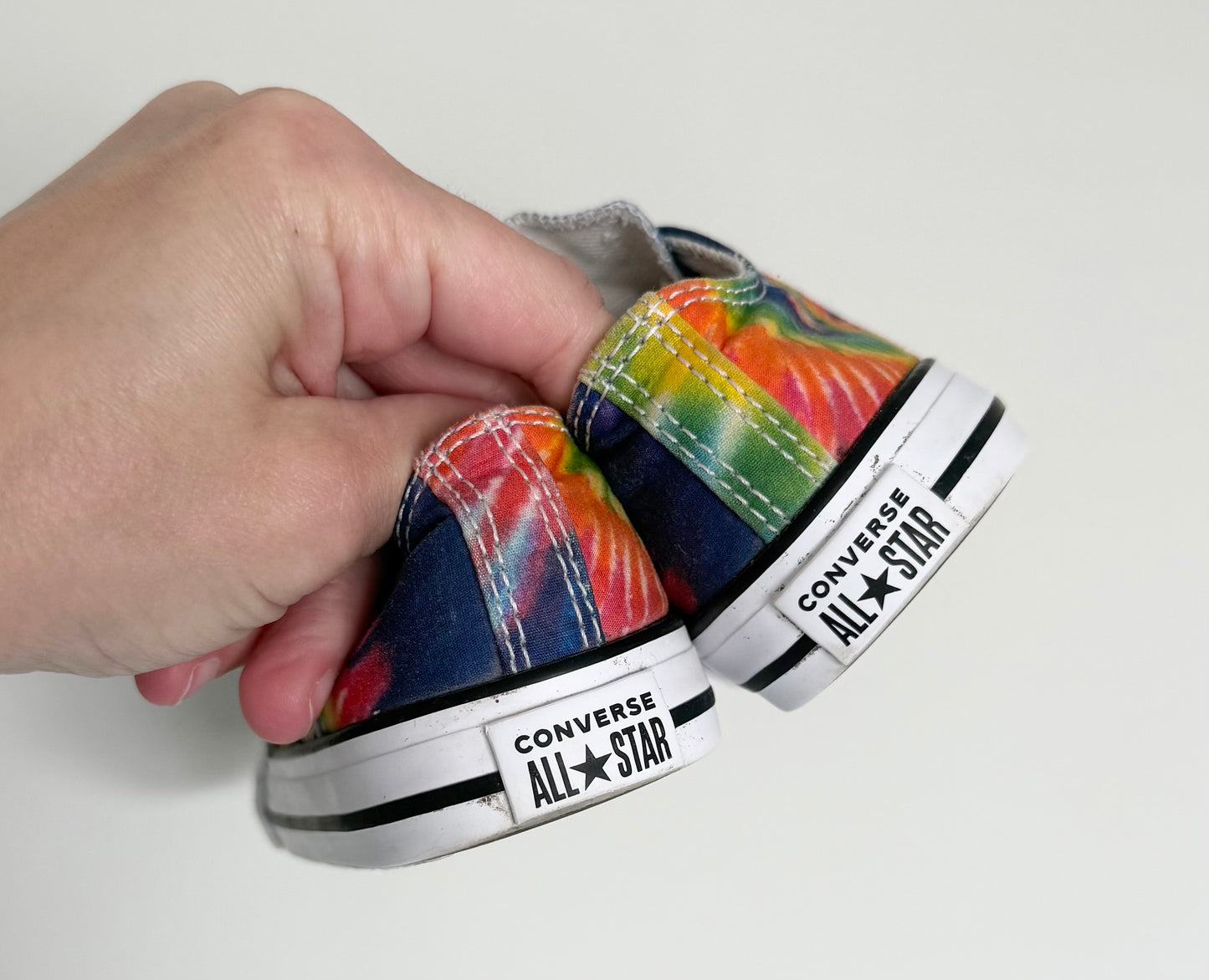 Converse Colourful Tie Dye Lace Up Sneakers (8)