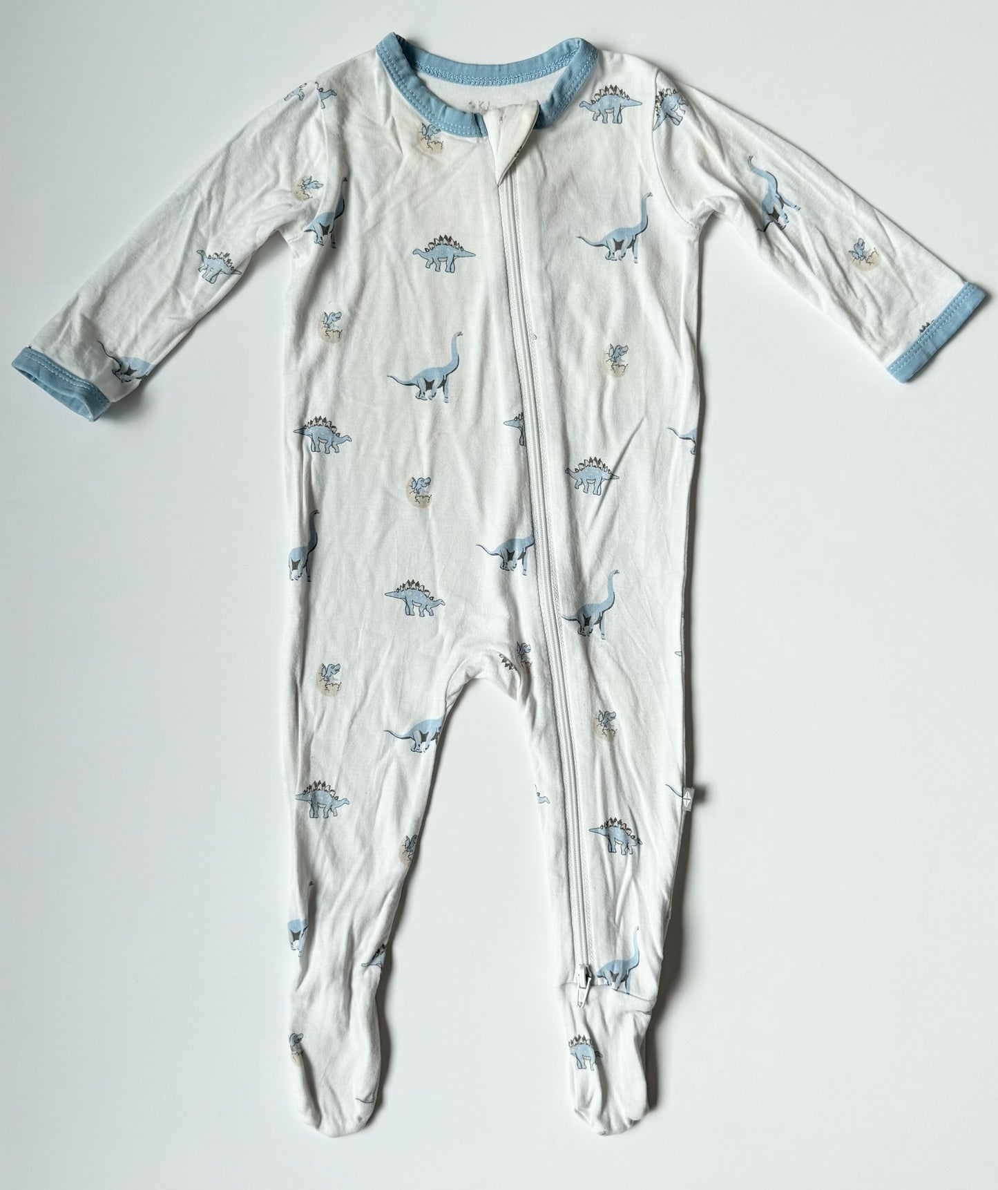 Kyte Jurassic Zipper Footie Sleeper (3-6 Months)