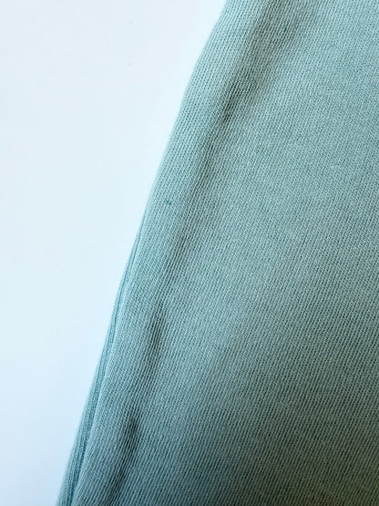 Parade Organics Light Green/Blue Short Sleeve Sleeper Romper (0-3 Months)
