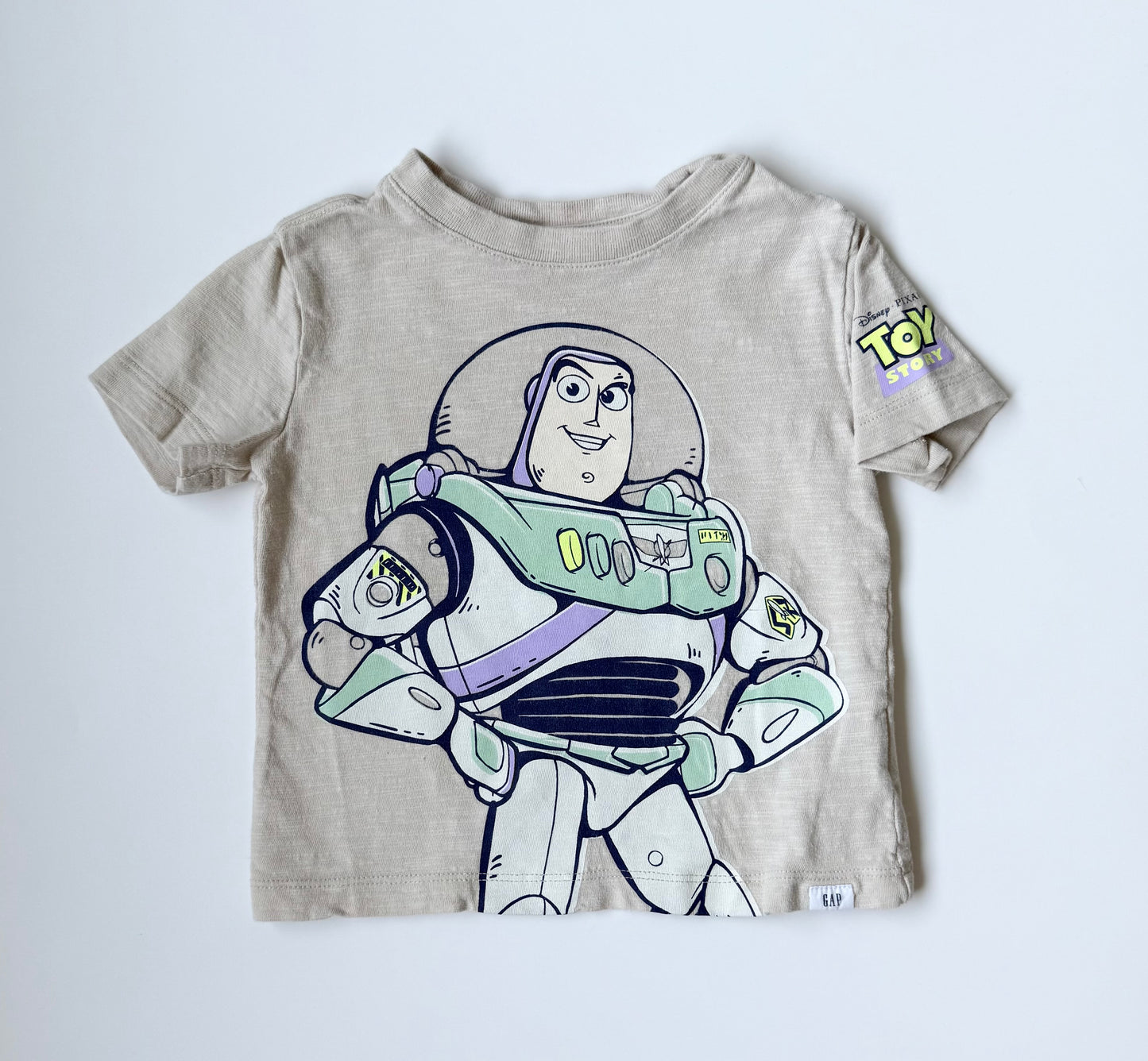 Baby Gap x Pixar Buzz Lightyear Beige T-Shirt (18-24 Months)