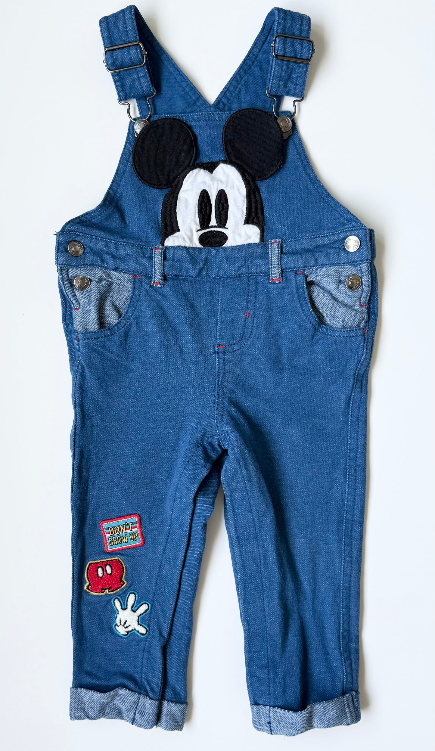 The Disney Store Mickey Mouse Jean Overalls (18-24 Months)