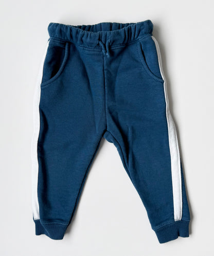 Zara Blue “Hey Buddy” Panda Zip Up Hoodie & Matching Pants Set  (18-24 Months)