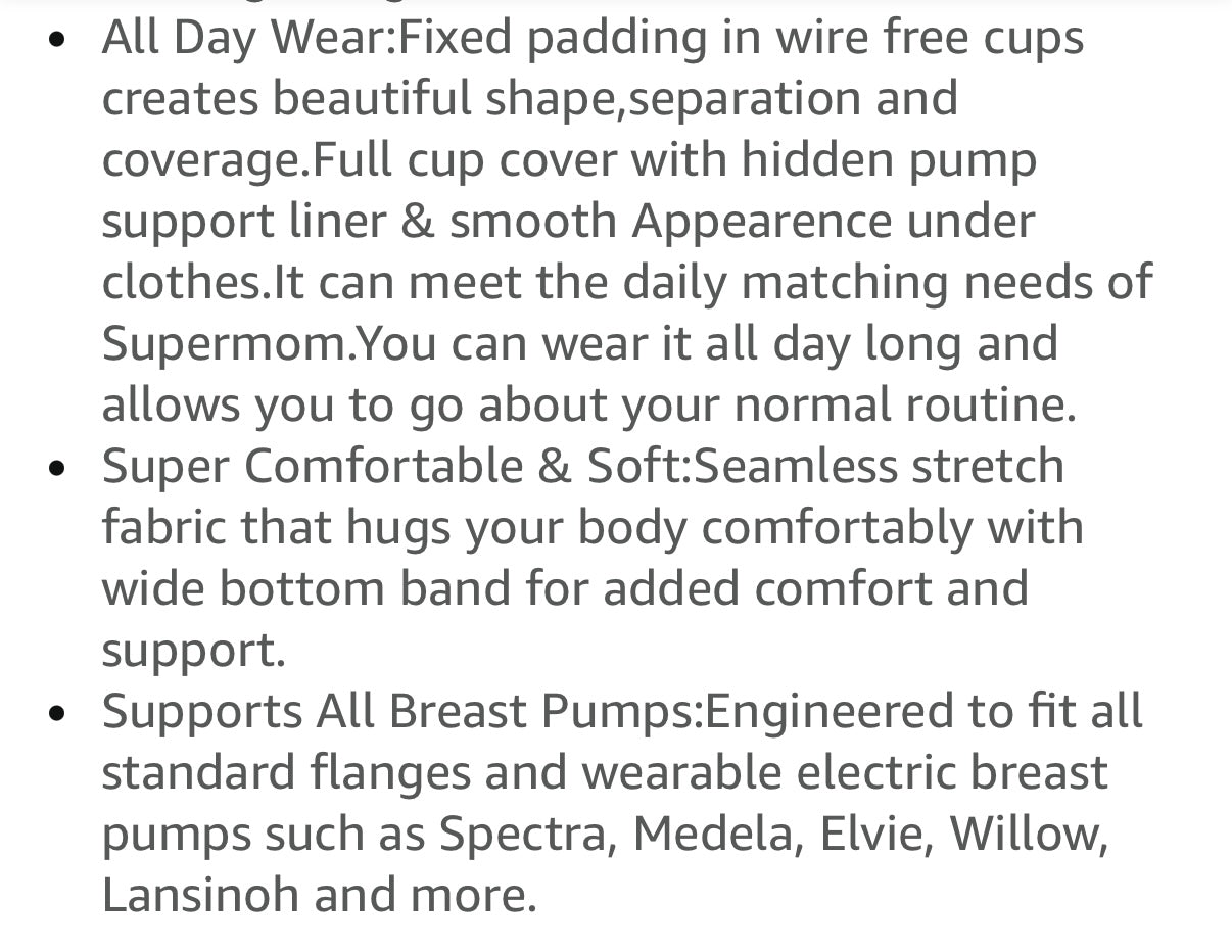 Momcozy Nursing/Pumping Hands-Free Bra in Black Leopard (3XL)