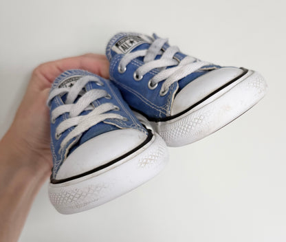 Converse Light Blue Lace Up Sneakers (9)