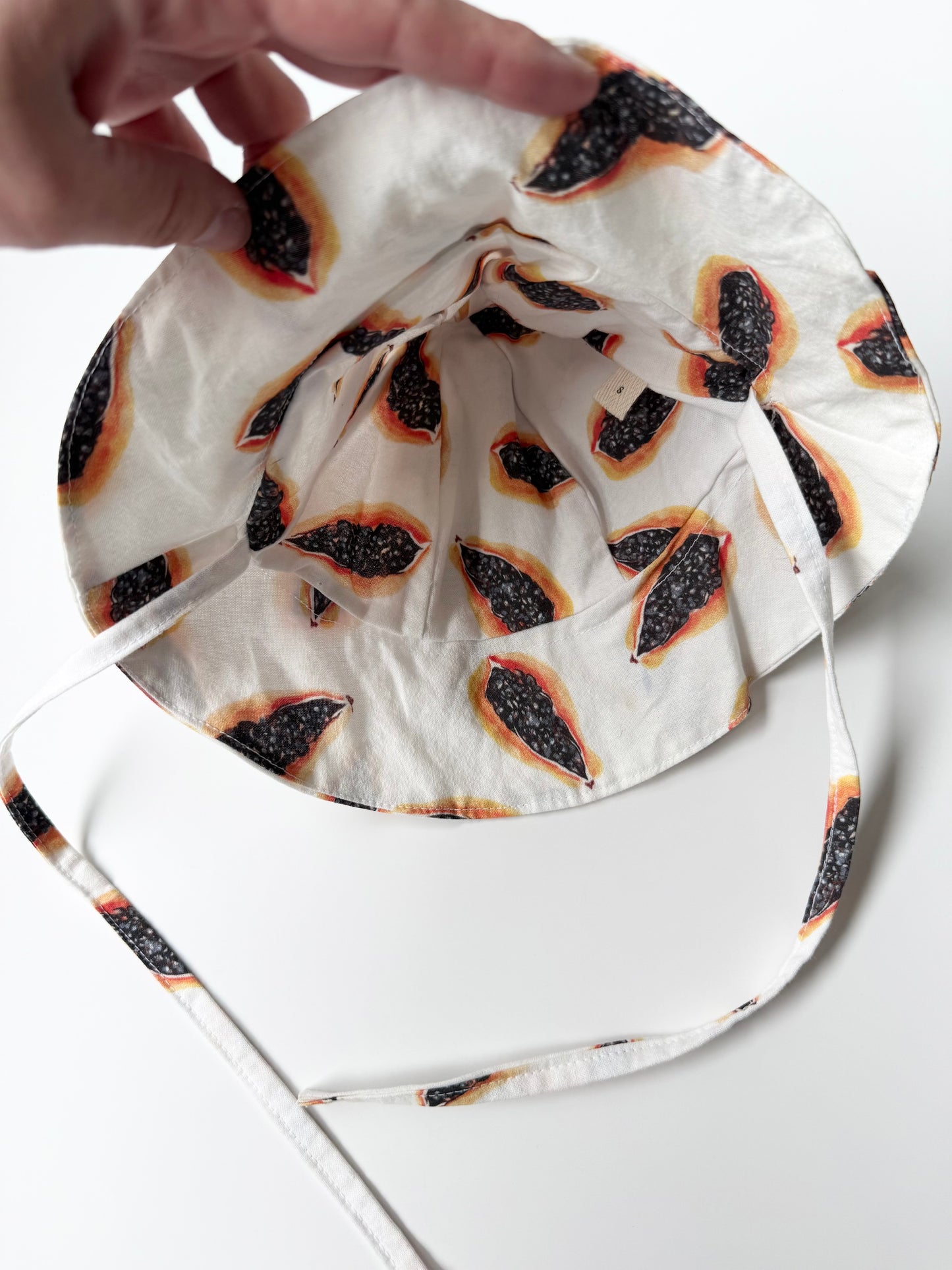 Ashley Rose White Papaya Sun Hat - New (0-6 Months)