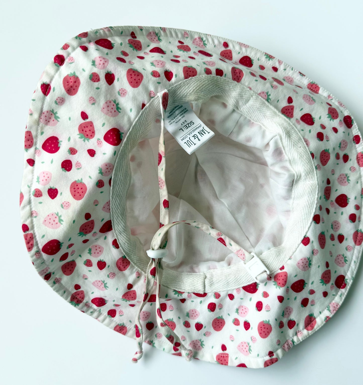Jan & Jul Strawberries Sun Hat (2-5 Years)