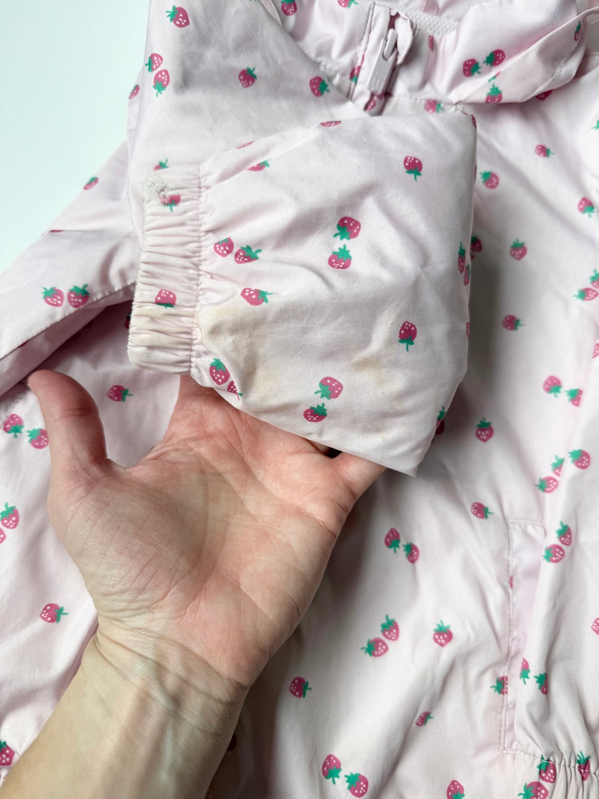 Baby Gap Pink Strawberries Windbreaker (4 Years)
