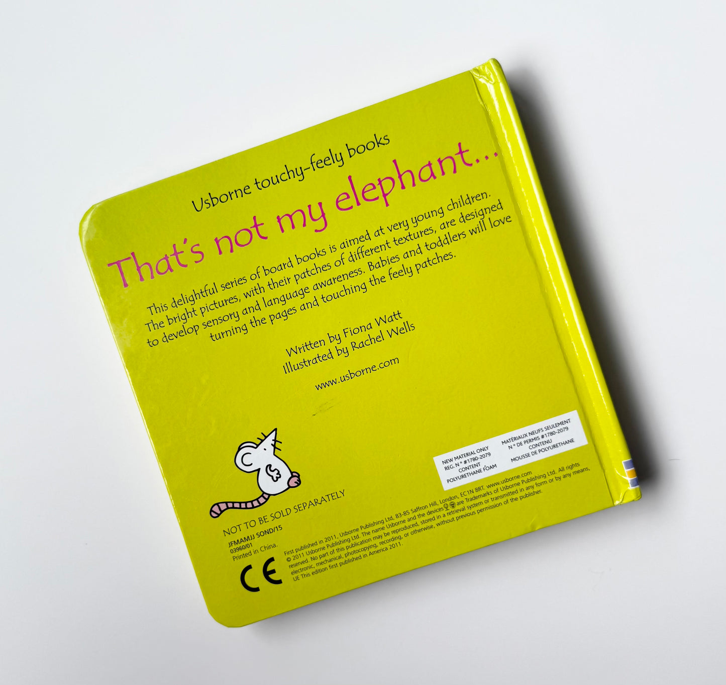 Usborne “That’s Not My Elephant” Touch & Feel Board Book