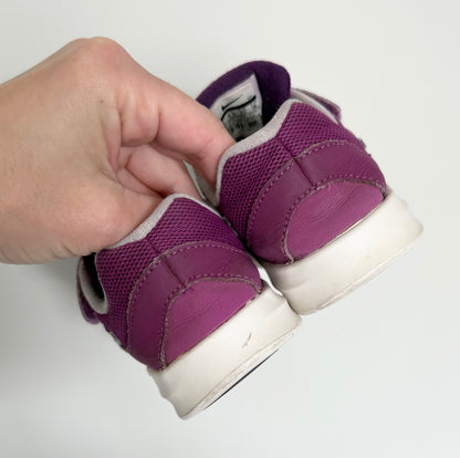 Nike Downshifter 7 Dark Purple Mesh Stretch Lace & Velcro Sneakers (10)