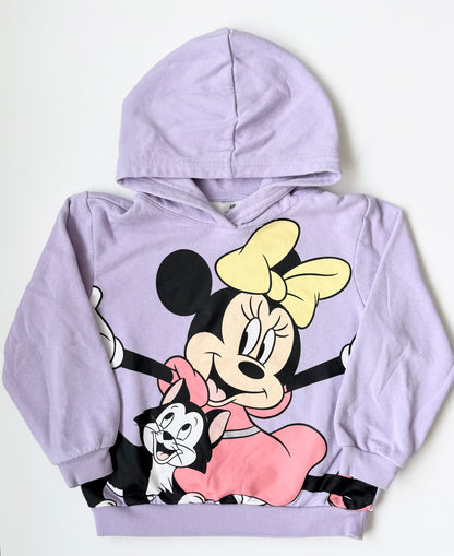 H&M x Disney Purple Minnie & Figaro Hoodie (5-6 Years)