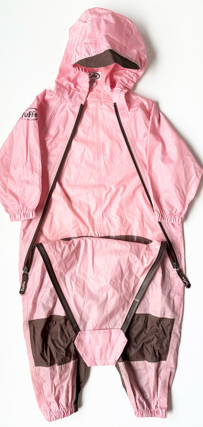 Tuffo Pink & Brown Detail Muddy Buddy Suit (3T)