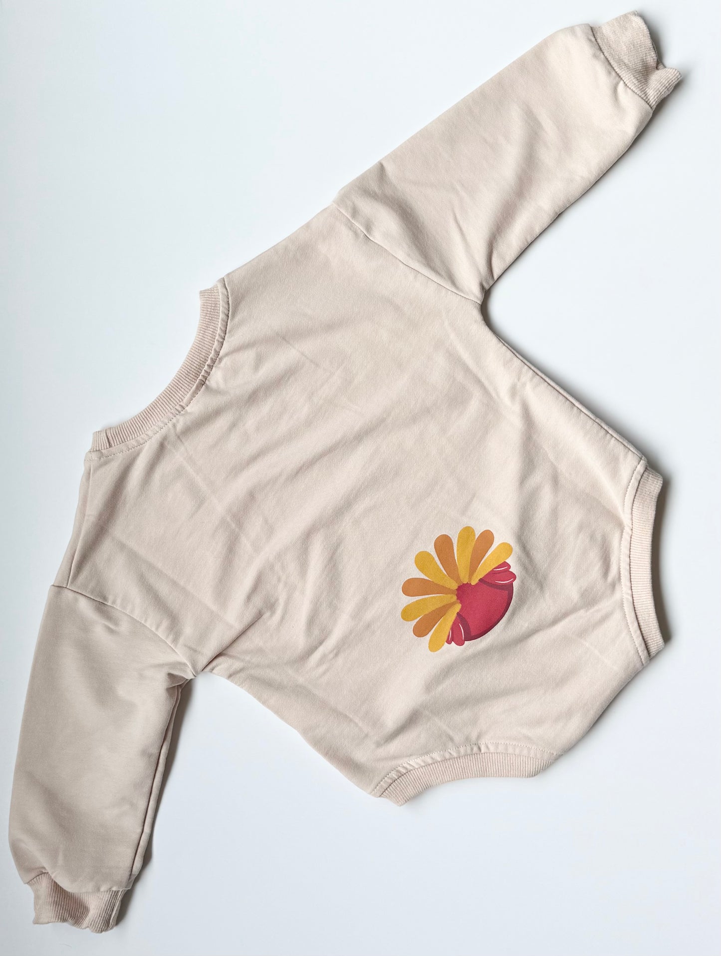 Little Turkey Sweater Bubble Romper (3-4 Years)