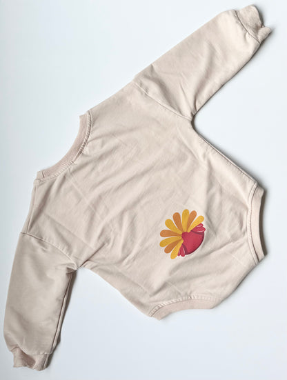 Little Turkey Sweater Bubble Romper (3-4 Years)