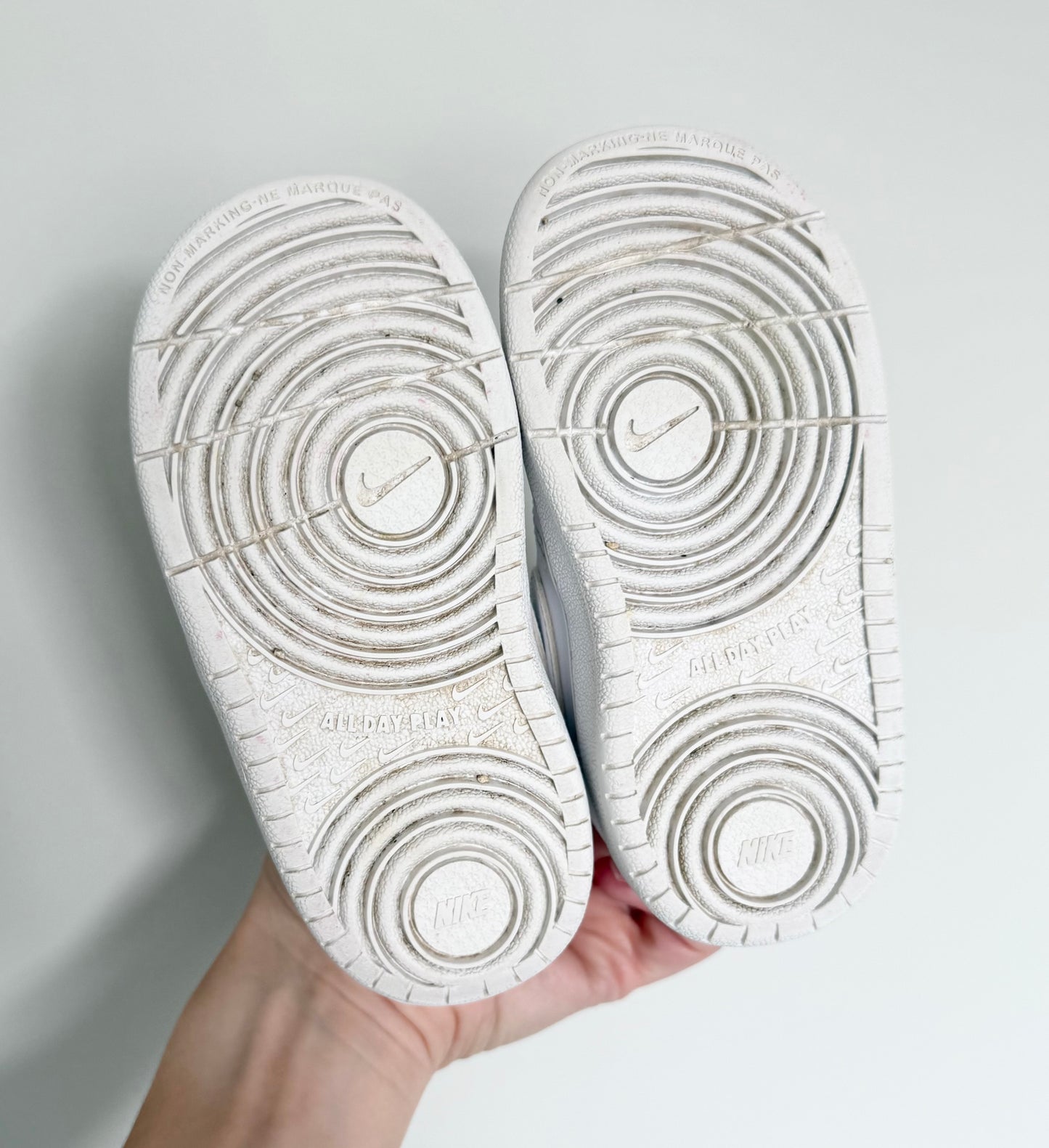 Nike Court Borough Low Recraft All White Stretch Lace & Velcro Sneakers (7)
