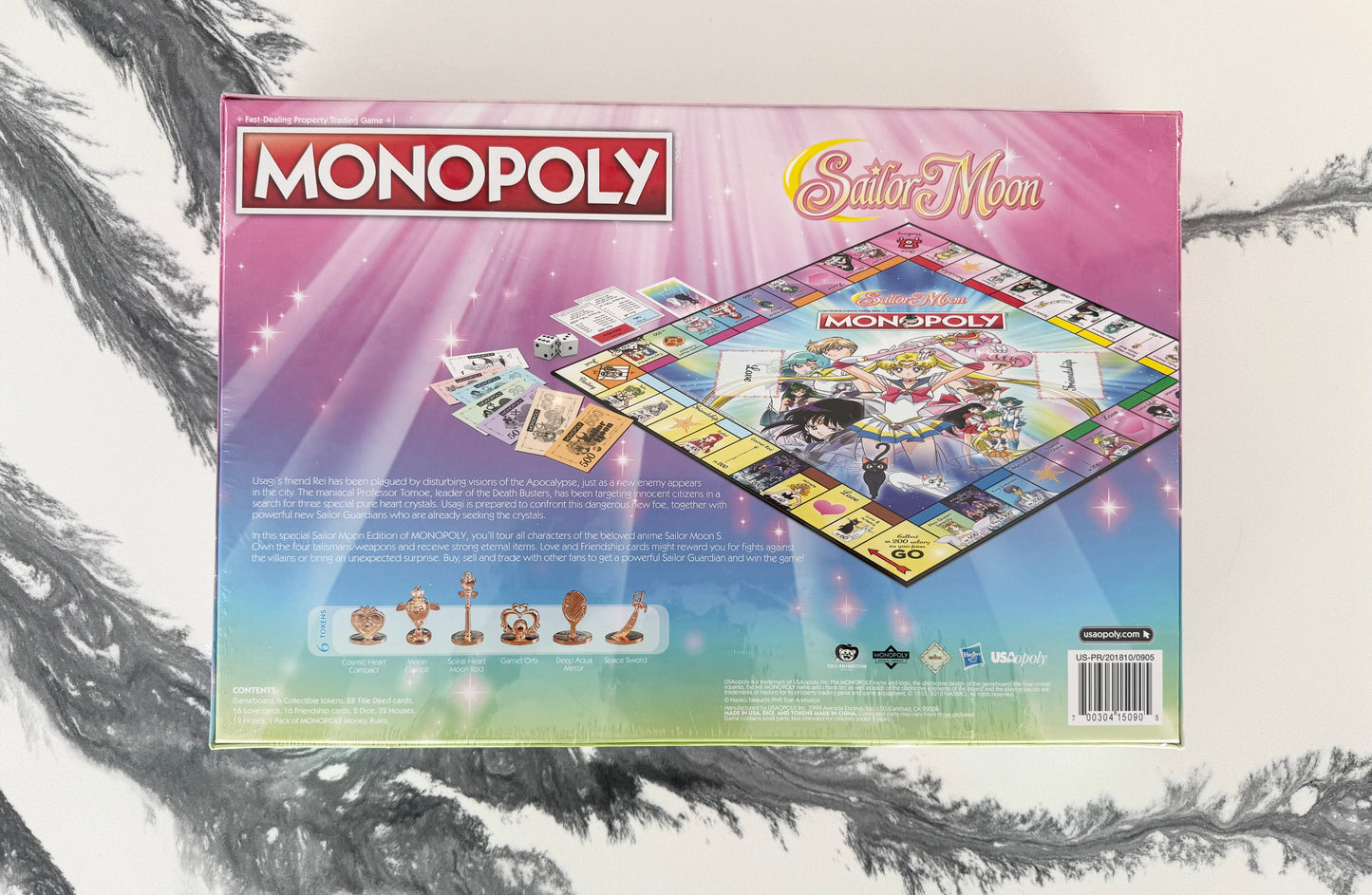 Sailor Moon Edition Monopoly Board Game - New