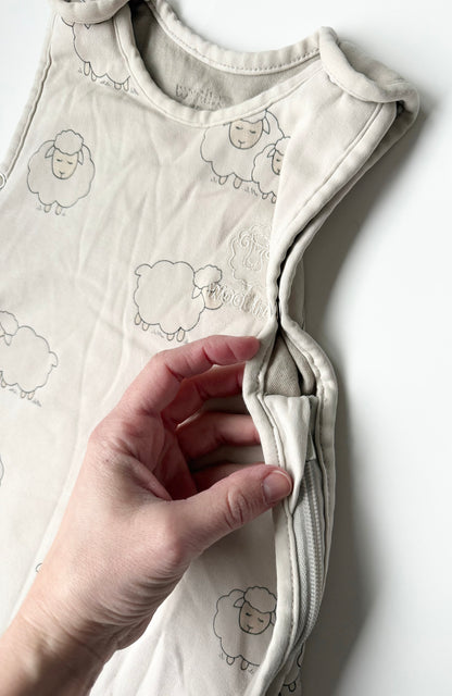 Woolino Light Grey Sheep 4 Season Ultimate Sleep Bag (2-24 Months)