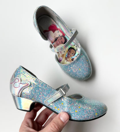 Disney Pricnesses Silver Sparkle Dress Up Shoes (11)