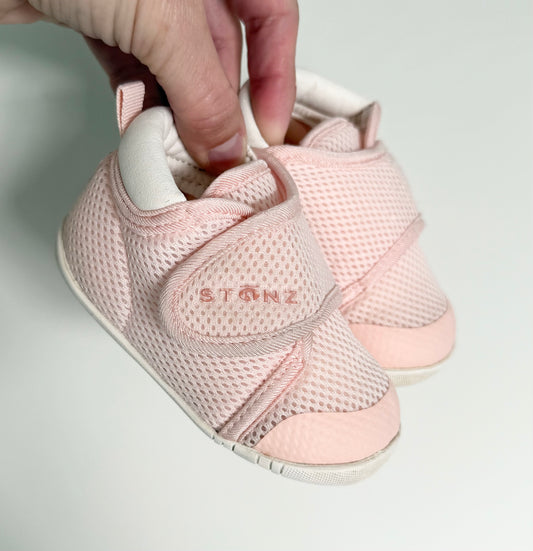 Stonz Light Pink Cruiser Velcro Sneakers - Baby (5)
