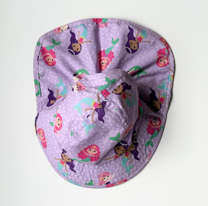Zoocchini Purple Mermaids Sun Hat (6-24 Months)