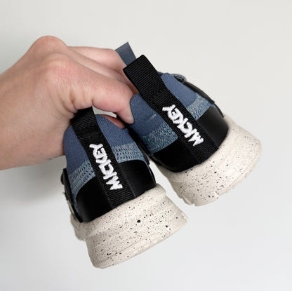 Zara x Disney Blue Mickey Mouse Stretch Drawstring Sneakers (9.5)