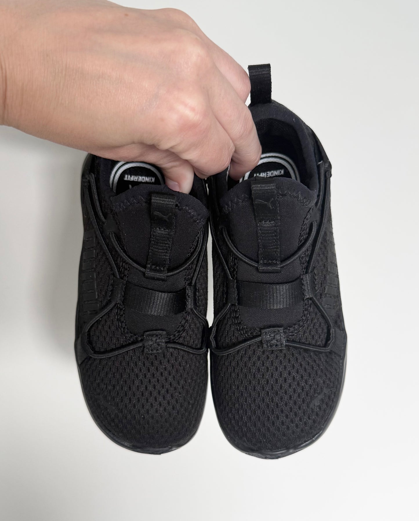 Puma Softride Rift Black Stretch Lace Sneakers (9)