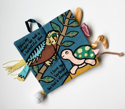 Jellycat Pet Tails Soft Crinkle Book