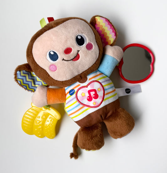 VTech Cuddle and Swing Monkey with Teether