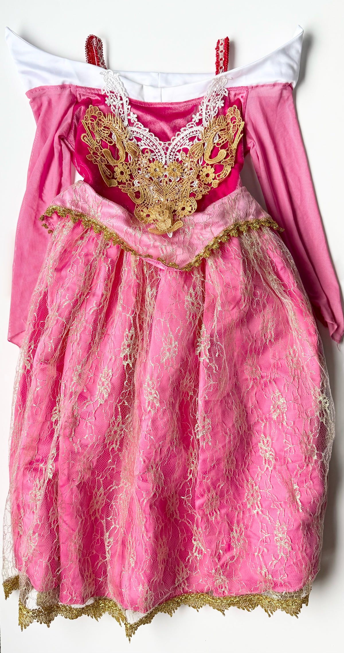 Disney Sleeping Beauty Aurora Pink Costume Dress (7-8 Years)