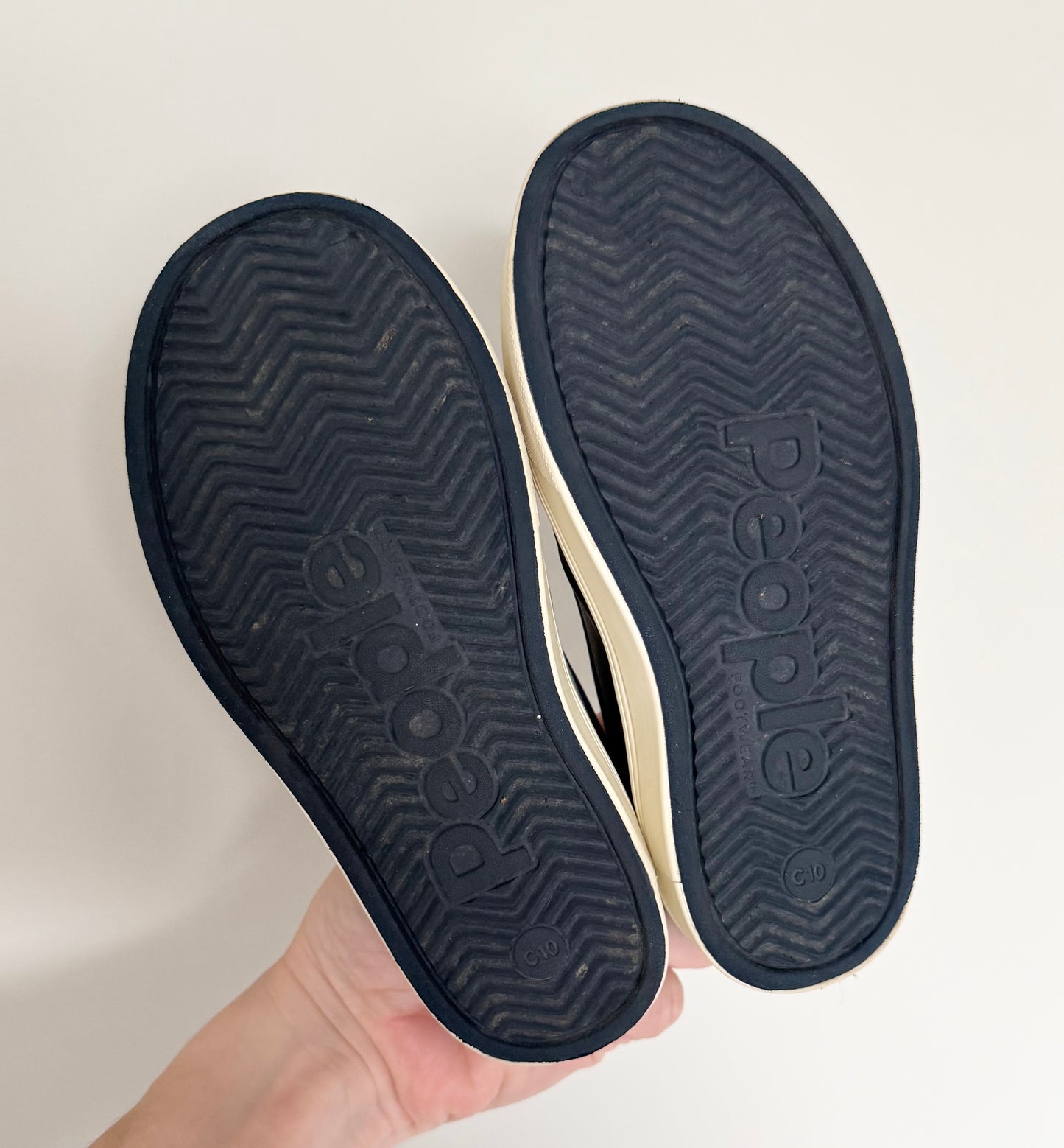 People Navy Slip Ons (10)