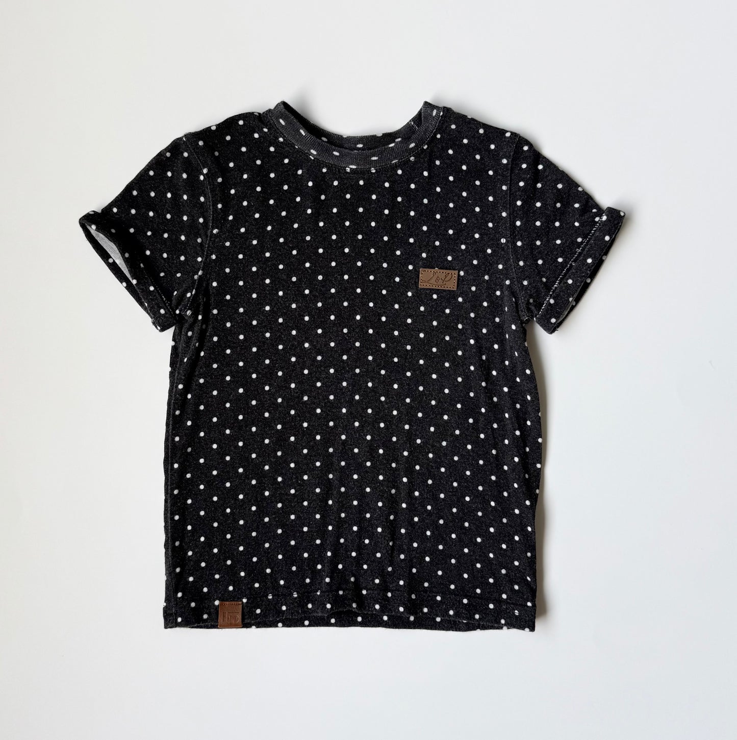 LP Apparel Black & White Polkadot T-Shirt (12-18 Months)