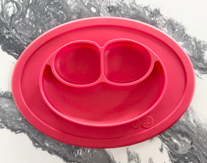 EzPz Mini Mat Suction Plate in Coral