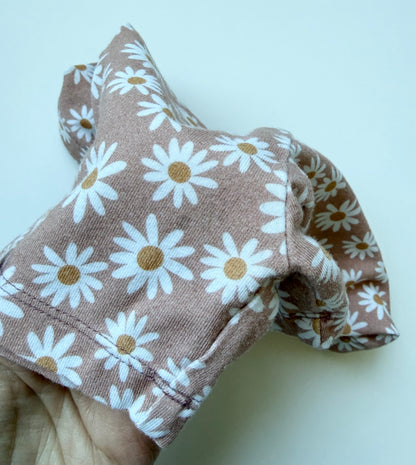 Lou & Bear Pink Daisy Biker Shorts (1/2 Years)