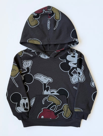 Disney Junior Mickey Dark Grey Mickey AOP Hoodie & Pants Set (3T)