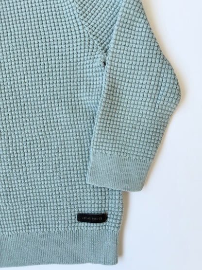 H&M Light Green Textured Sweater (2-4 Years)