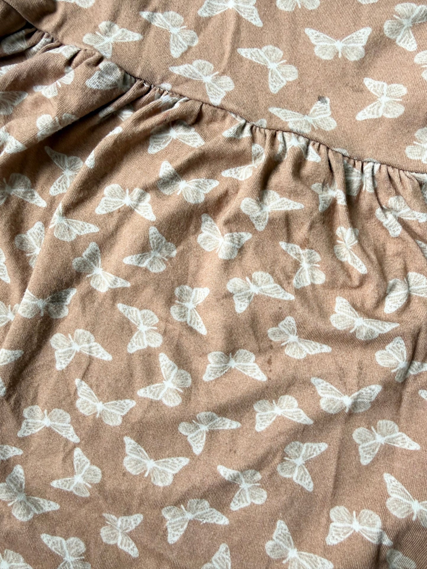 Lou & Bear Brown Butterfly Tank Dress (5/6 Years)
