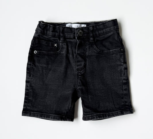 Zara Black Jean Shorts (18-24 Months)