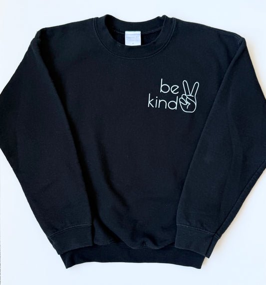 Haymad & Co Black “Be Kind” Sweater (7-8 Years)