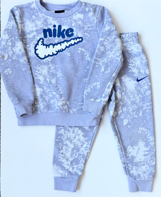 Nike Purple Tie Dye Sweater & Pants Set (4T)