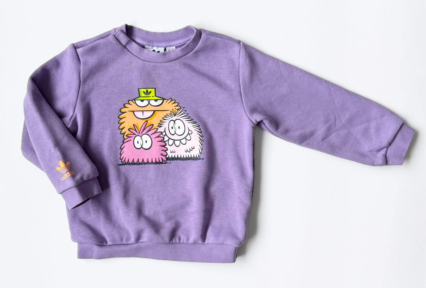 Adidas Purple Monsters Sweater (18 Months)