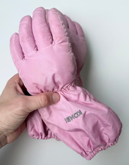 Kombi Pink Finger Mittens (5-6 Years)