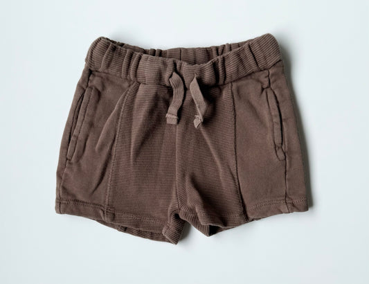 Zara Brown Sweat Shorts (9-12 Months)