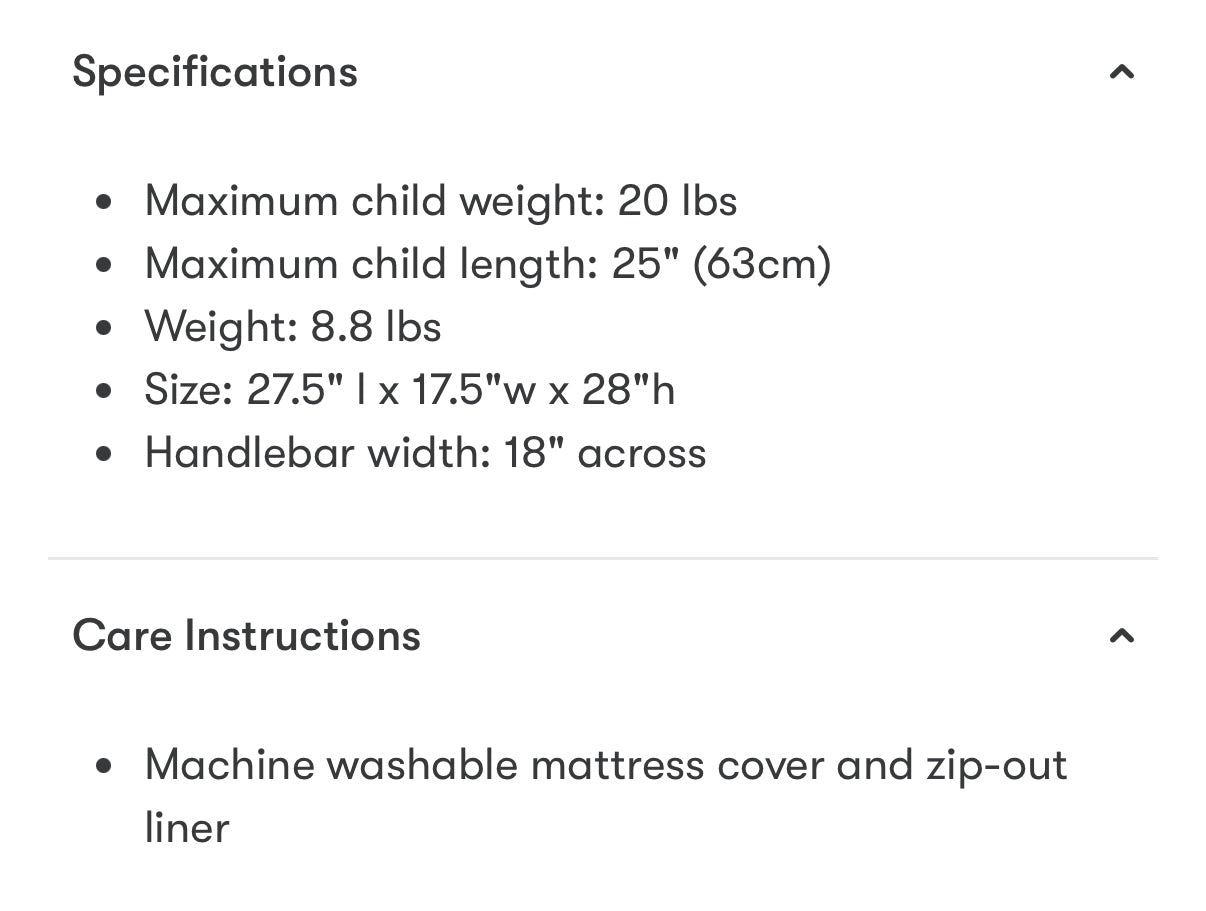 Uppababy V2 Bassinet for Stroller in Sierra Dune Knit Silver Black Leather