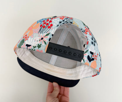 Headster Blue Floral SnapBack Hat (52CM)