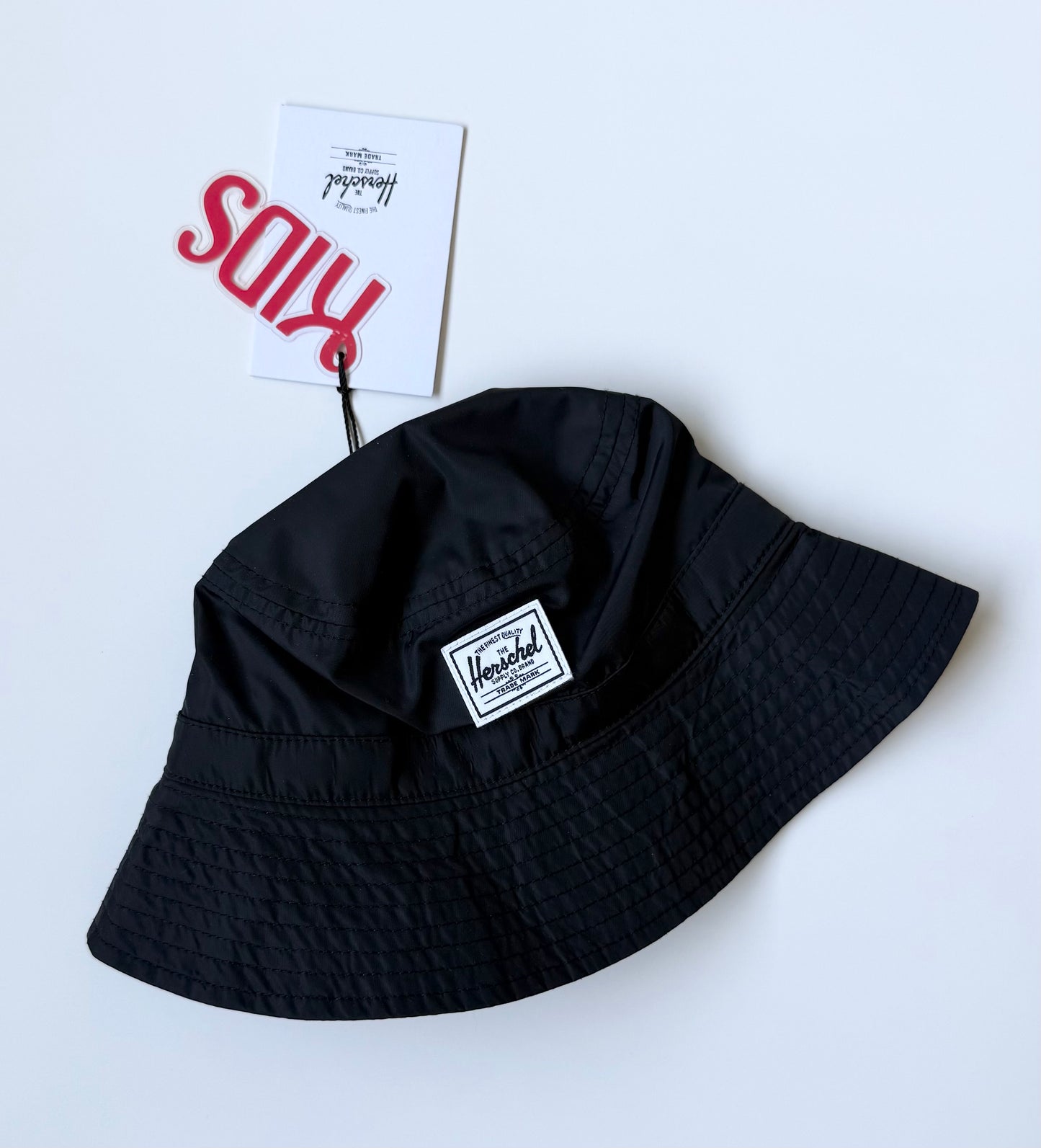 Herschel Black Beach Bucket Sun Hat - New (6 Months - 2 Years)