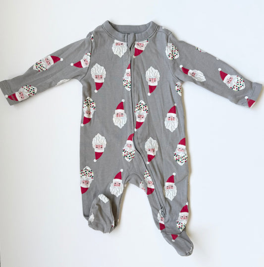 Old Navy Grey Santa Sleeper (0-3 Months)