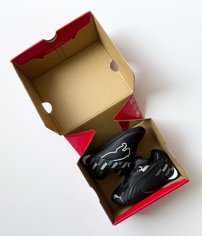 Puma Futurecat Monogram Kids Black & Grey Lace Up Sneakers (5)
